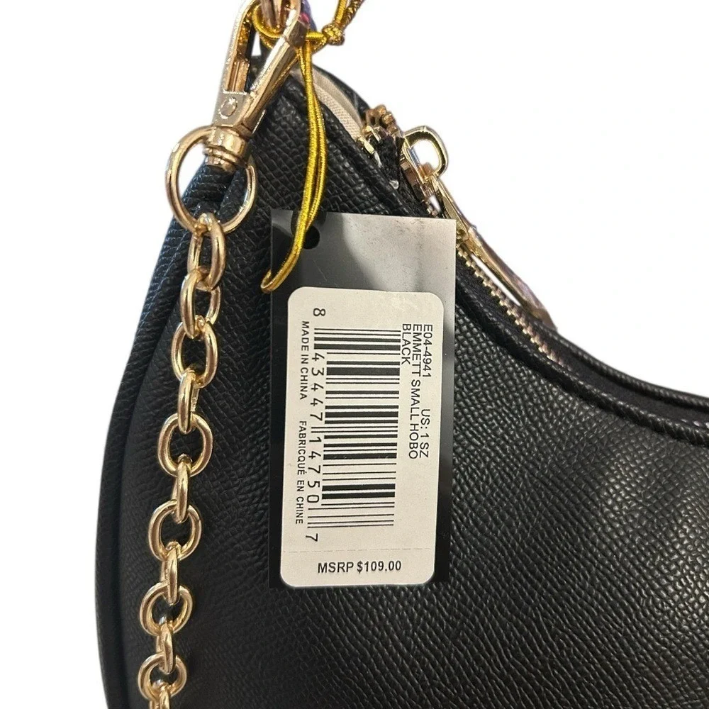 Bebe Emmett Small‎ Hobo Bag - Black - NWT